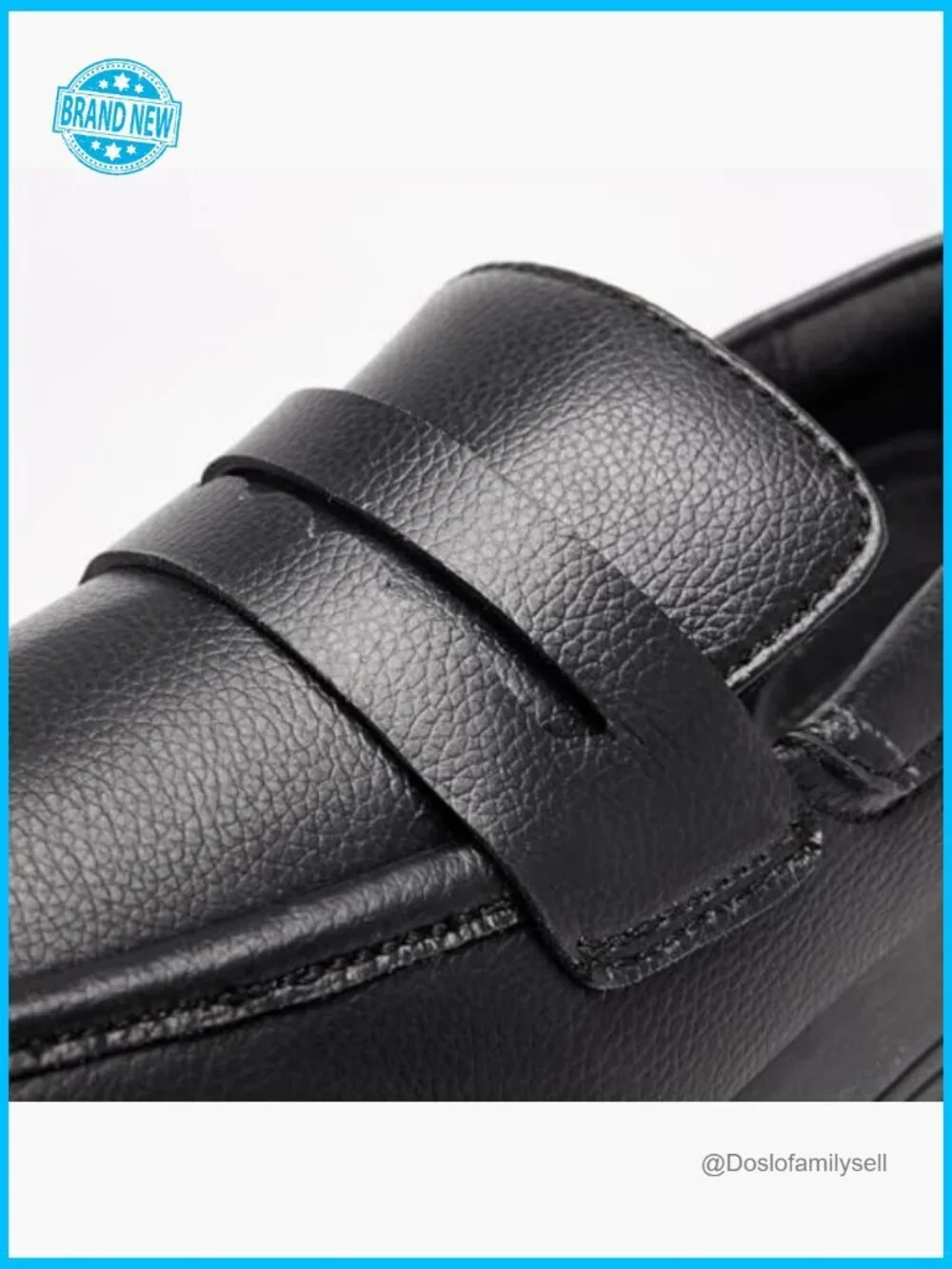 Slip-Resistant Loafers Non-Slip Work Shoes Waterproof Comfortable Chunky Penny